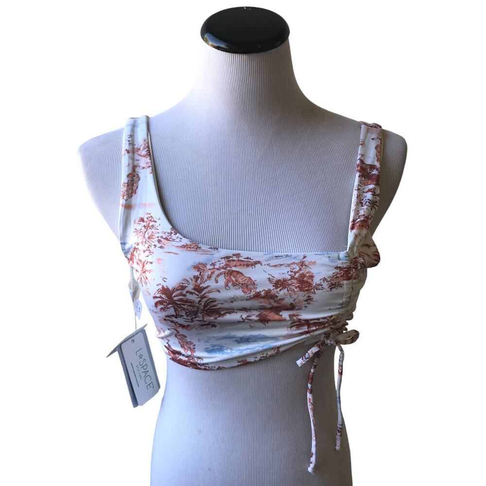 l*space Wilder Cinched Asymmetrical Bikini Top - Picture 5 of 11